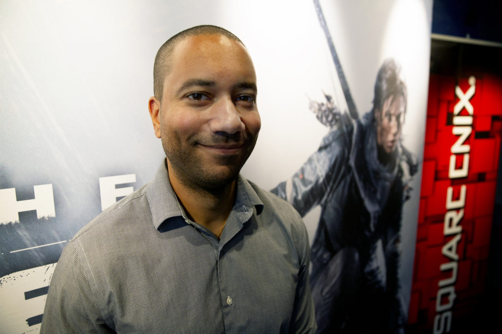 Rich Briggs, Brand Director for Crystal Dynamics; poses for a photo during a recent press event at Square Enix's office in Los Angeles, Calif. on Sept. 23, 2016. (Photo by Trevor Stamp)