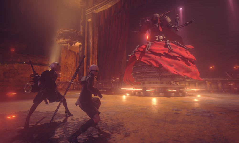 Nier: Automata Boss Battle Footage 