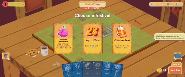 Choose a festival for your Cardboard Town