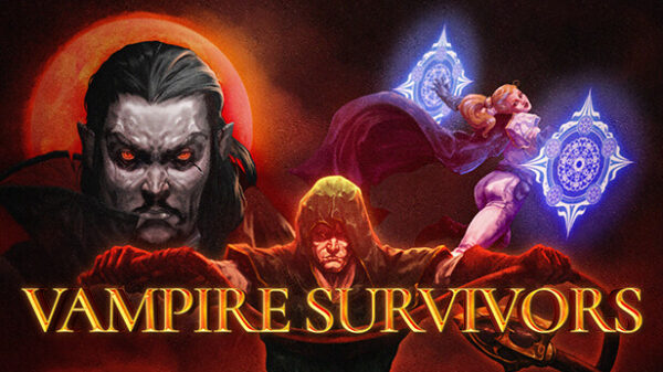 Key Art for the game Vampire Survivors.