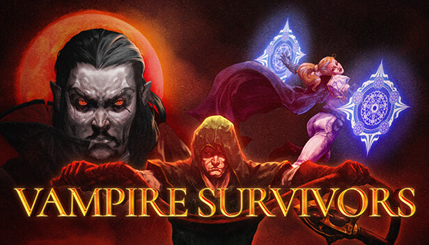 Key Art for the game Vampire Survivors.