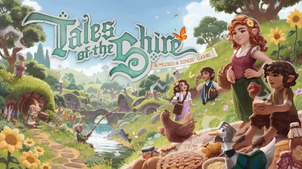 Tales of the Shire: A The Lord of the Rings Game key art.