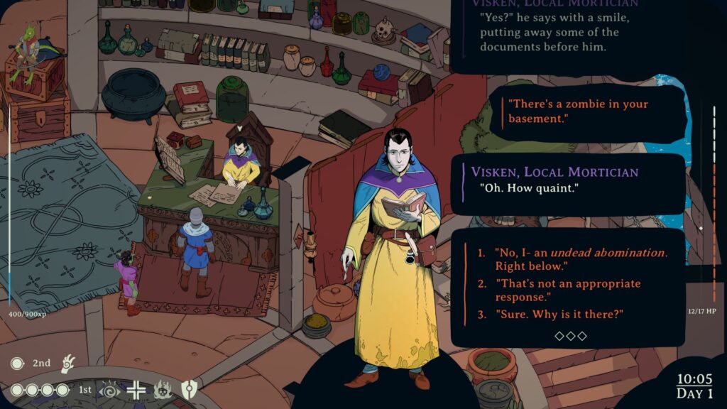 A screenshot from Esoteric Ebb.