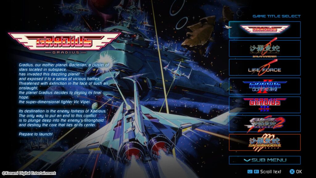 Gradius Origins Launches August 7 with a Brand-New Game and Seven