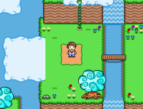 A screenshot from the game Jimmy and the Pulsating Mass.