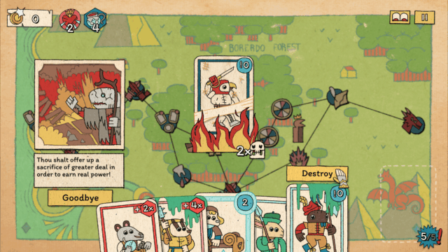 A screenshot from the game The Royal Writ.
