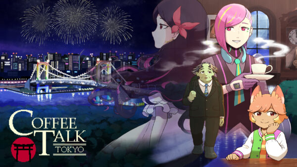 Key Art for the game Coffee Talk Tokyo.
