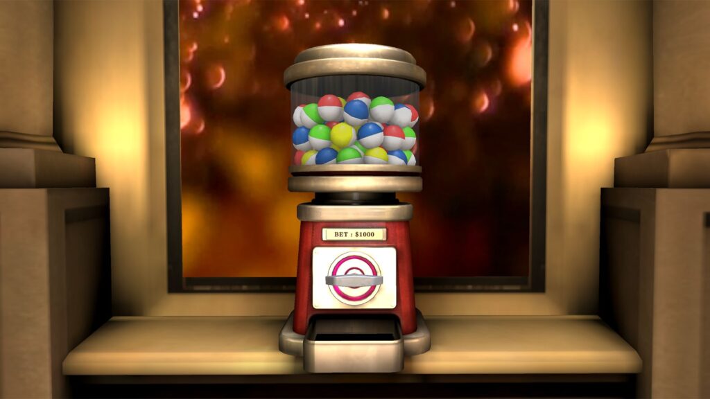 Death Game Hotel gacha machine