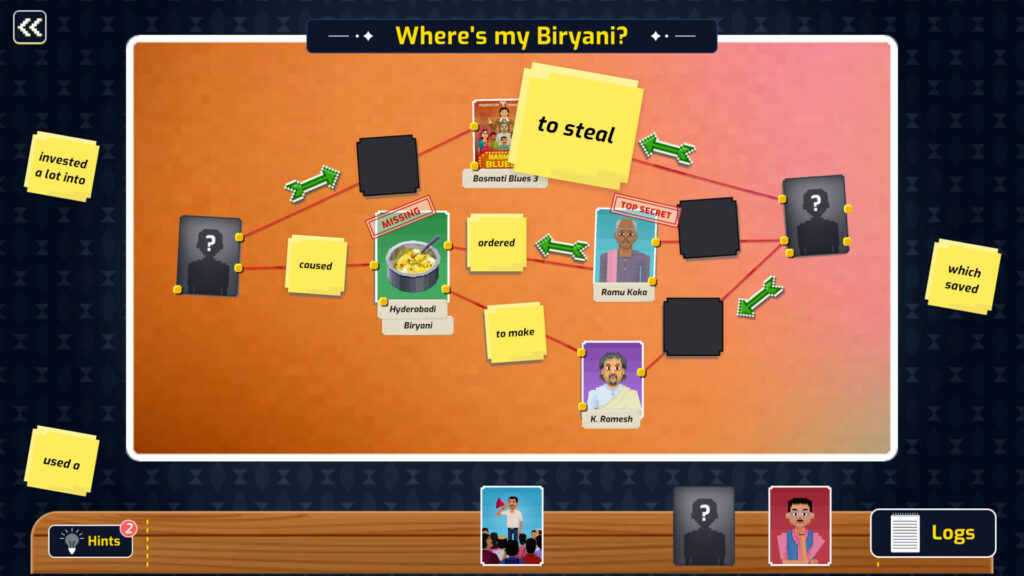 Detective Dotson board