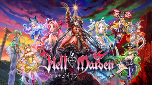 Key art for the game Hell Maiden.