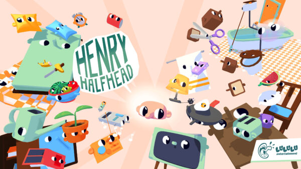 Key Art for the game Henry Halfhead.