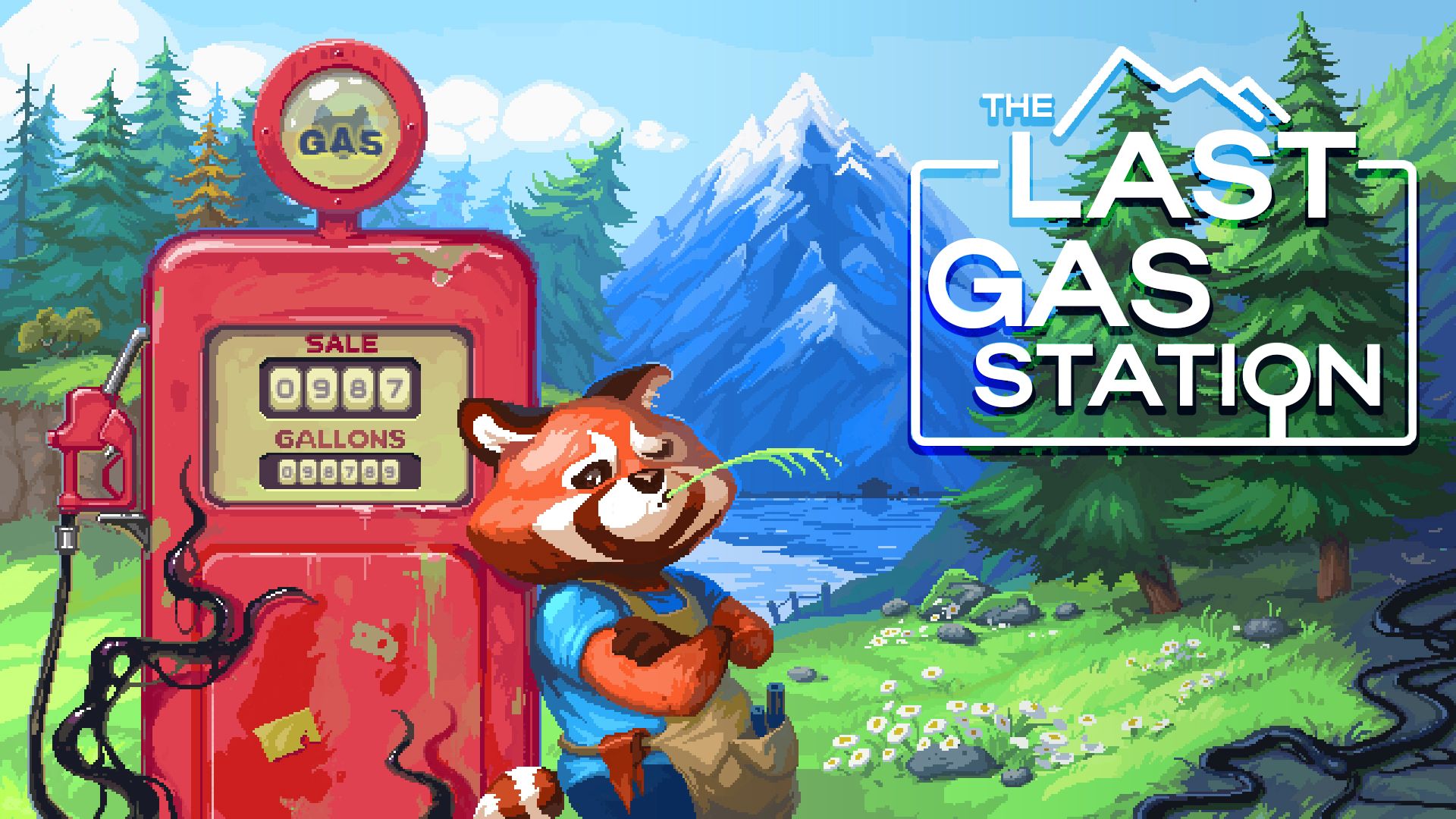 Key art for the game The Last Gas Station