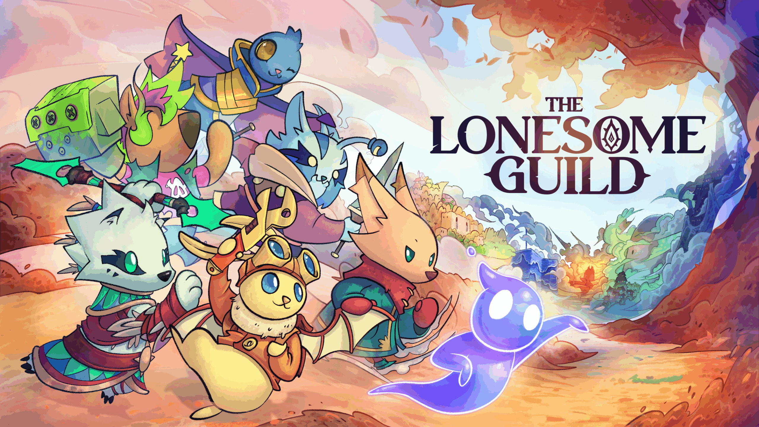 Key Art for the game The Lonesome Guild.