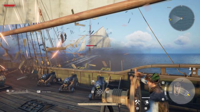 A screenshot from the game Crosswind