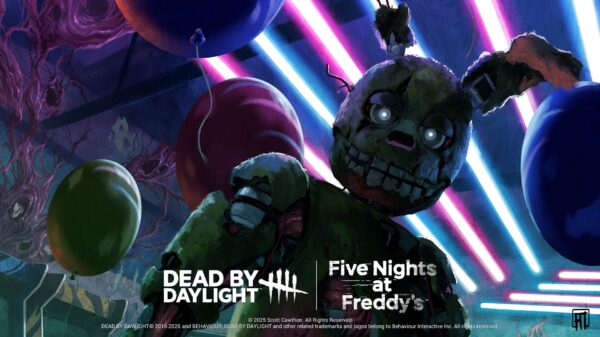 Dead by Daylight Five Nights at Freddys key art