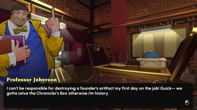 A screenshot from Escape Academy 2