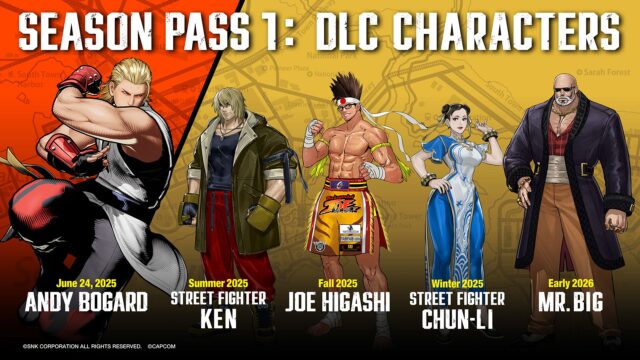 Fatal Fury Season 1 DLC Characters