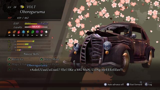 A screenshot from the game RAIDOU Remastered.