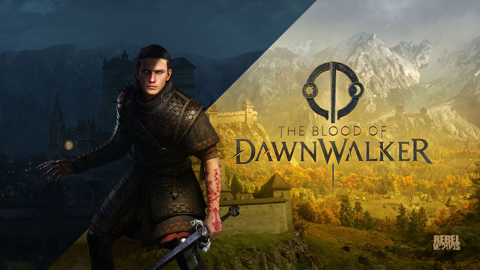 Key Art for the game The Blood of Dawnwalker.