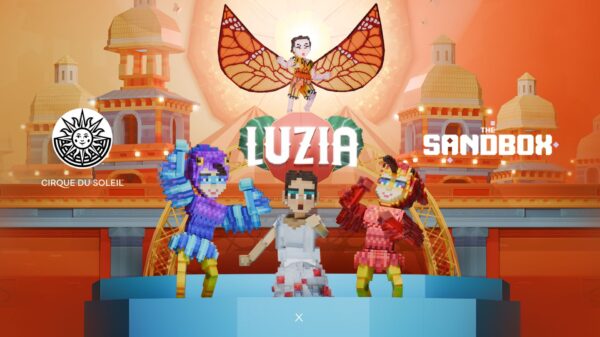 The Sandbox x Cirque du Soleil Announcement key art