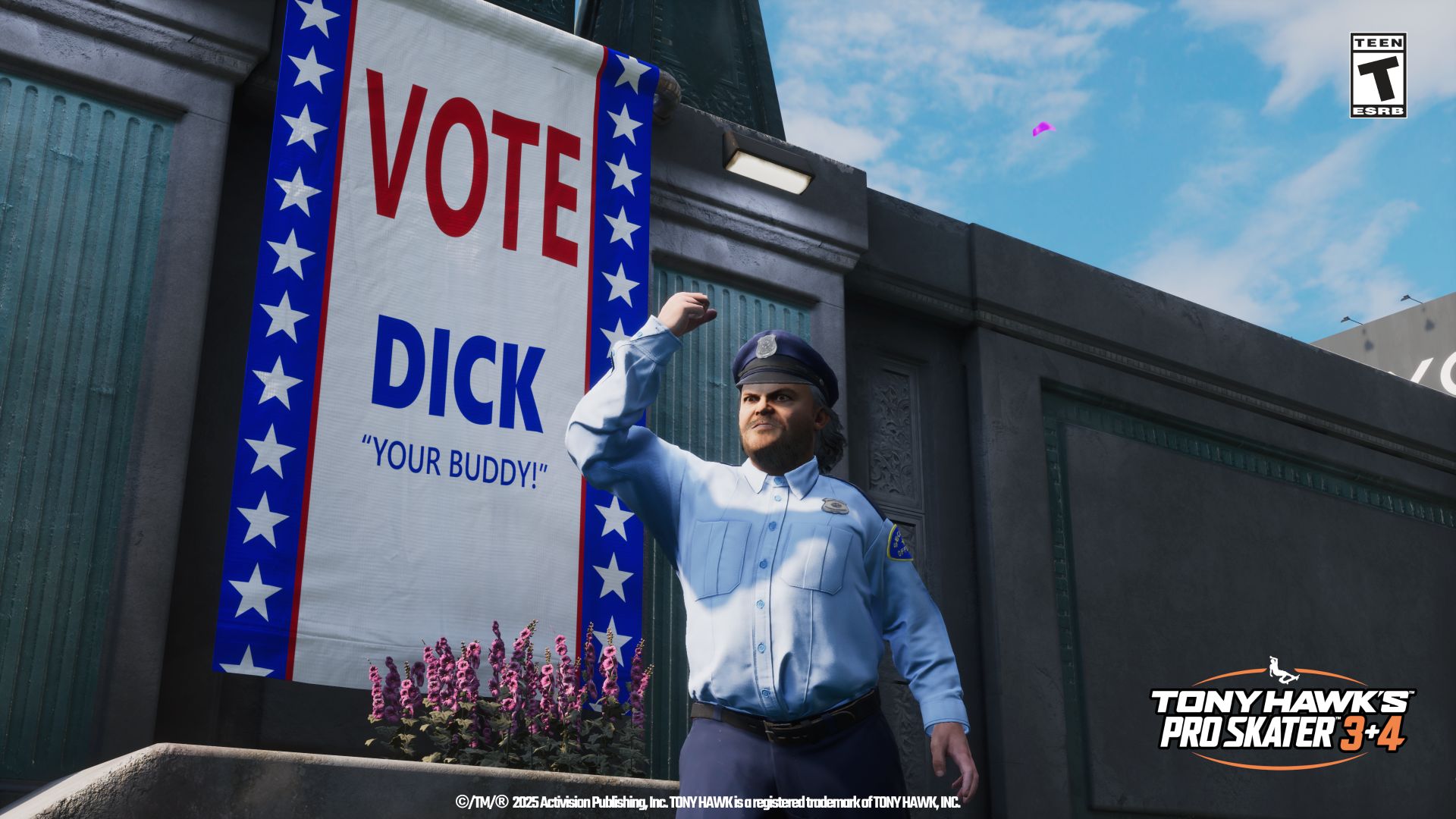 Tony Hawk's Pro Skater 3+4 Officer Dick header