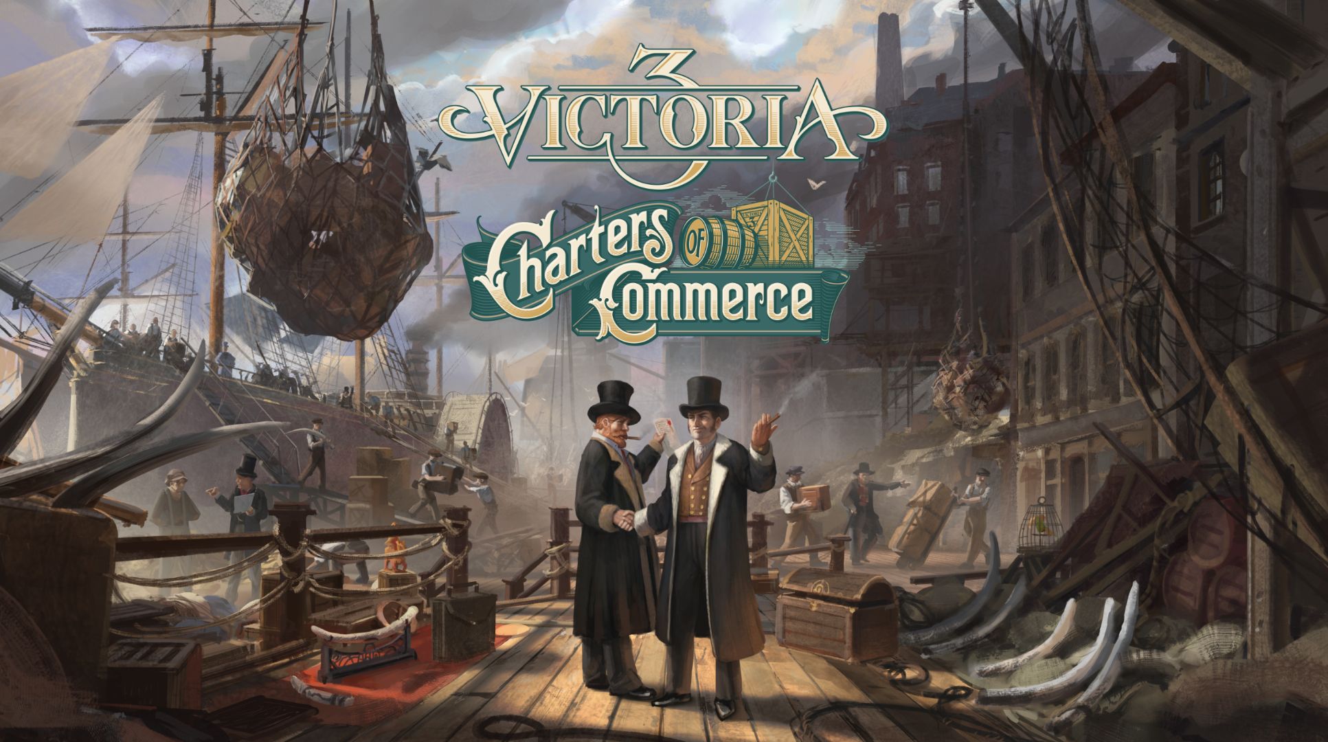Victoria 3 Charters of Commerce key art