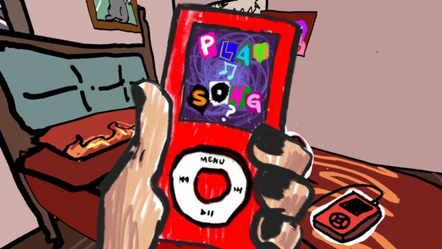 iPod screenshot from the game I Write Games Not Tragedies