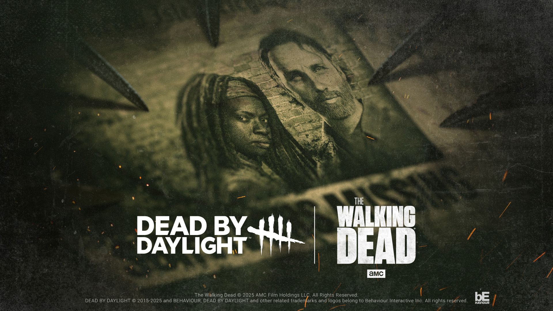 Dead by Daylight The Walking Dead key art