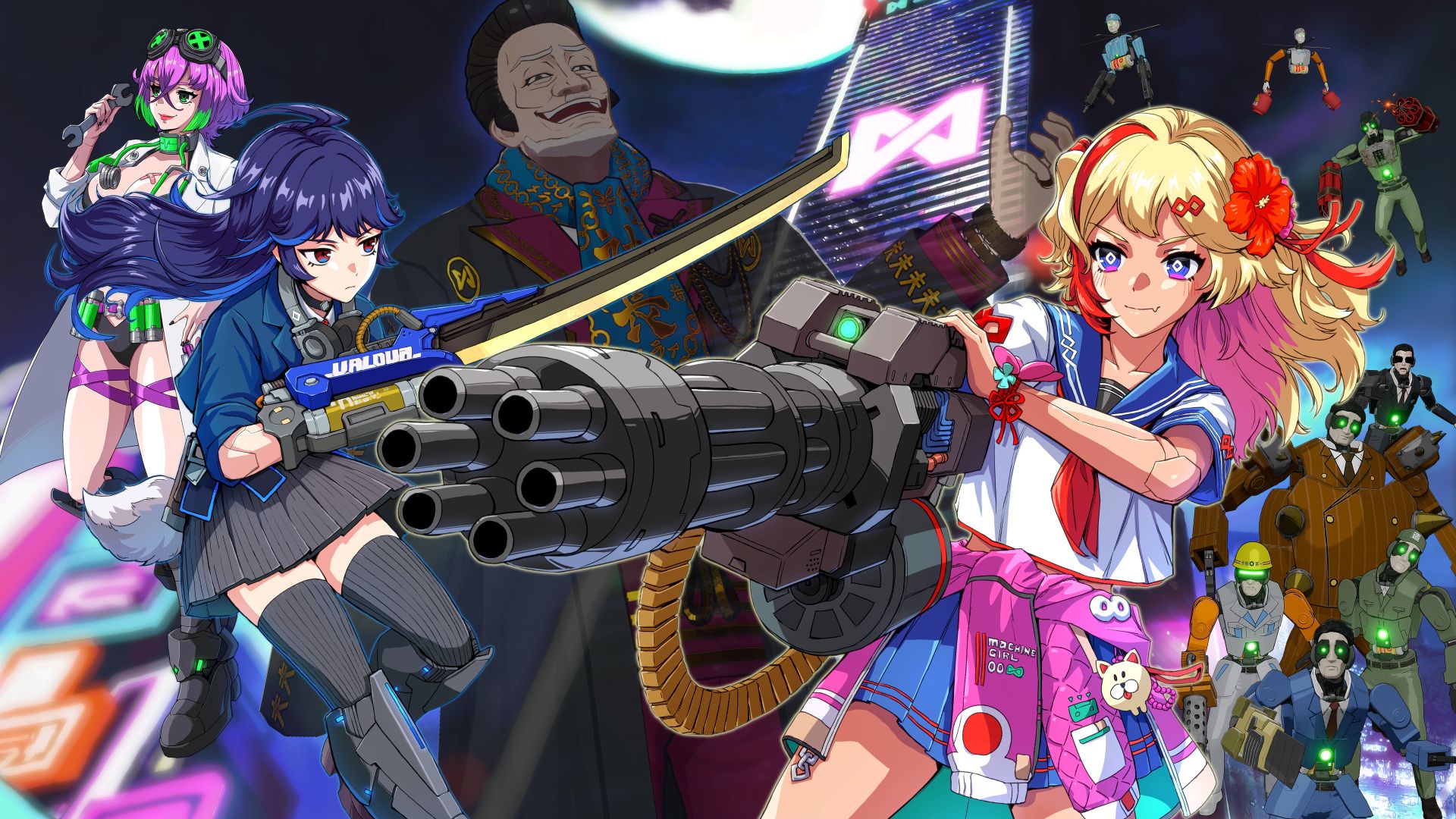 Full Metal Schoolgirl key art
