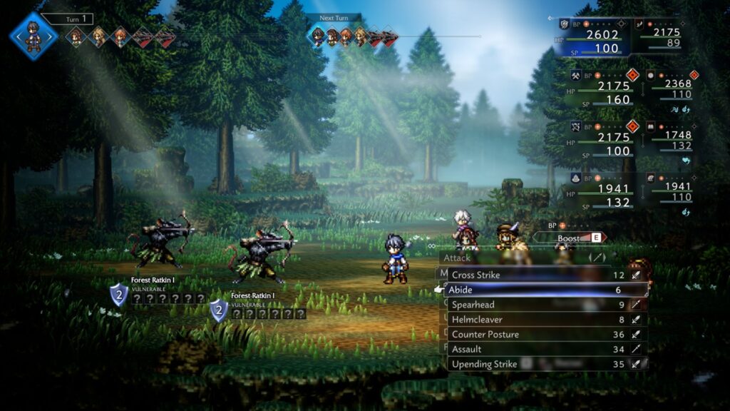 Octopath Traveler 0 - Battle screenshot