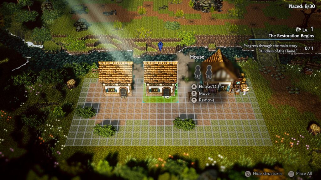 Octopath Traveler 0 - Town Building