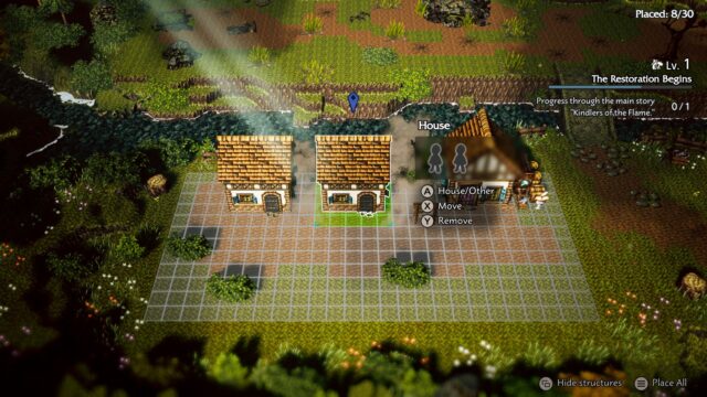 Octopath Traveler 0 - Town Building