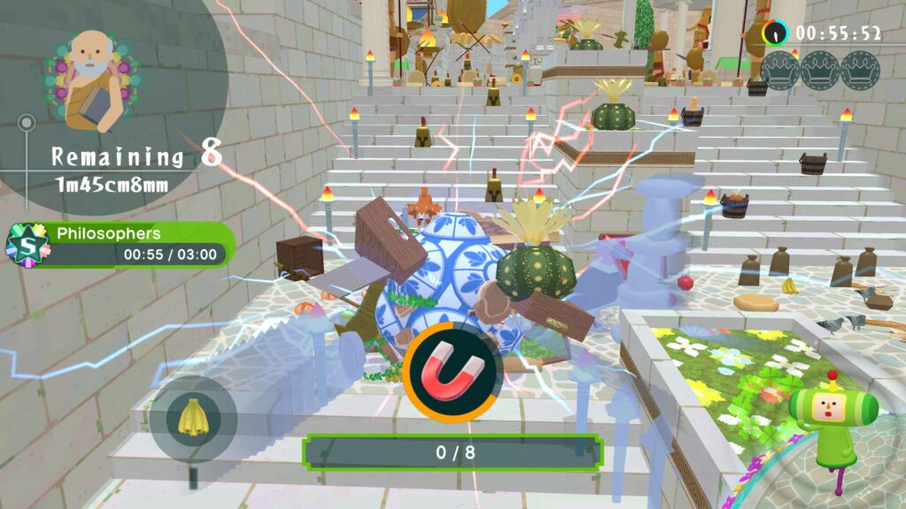 A screenshot from Once Upon a Katamari