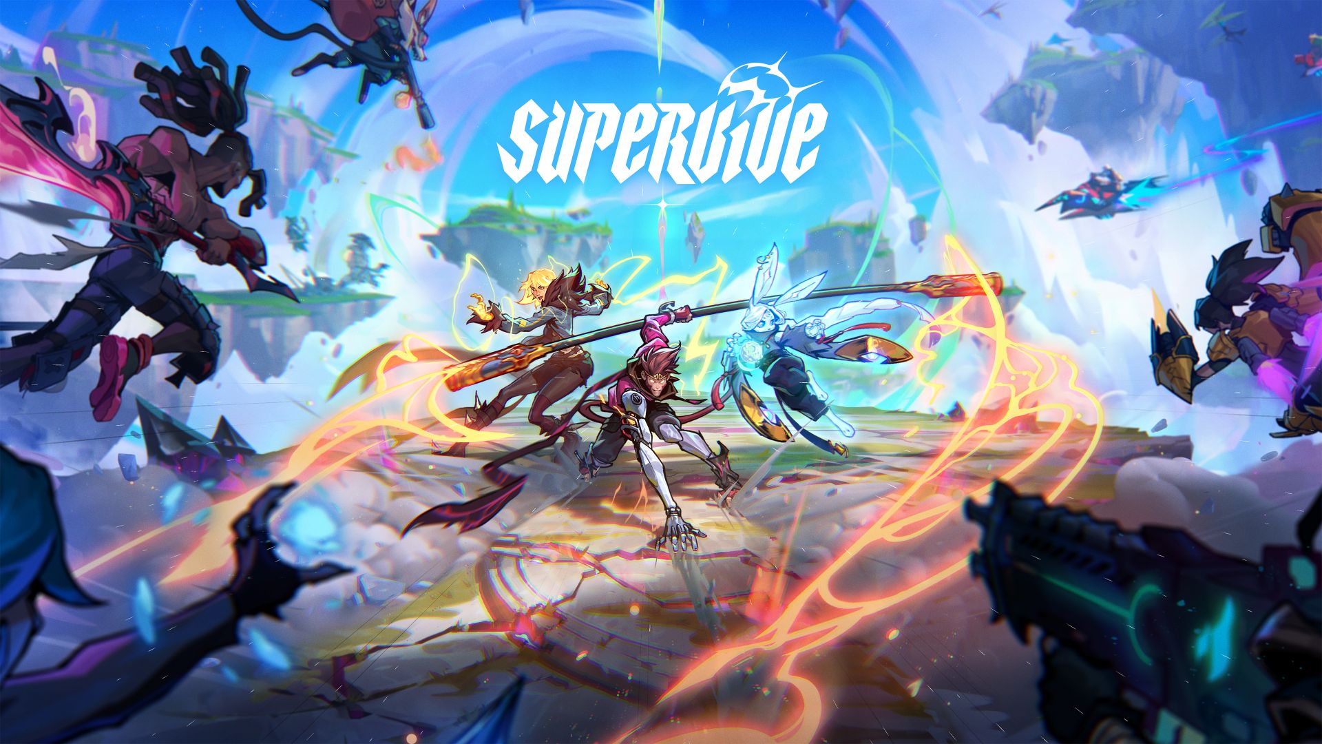 SUPERVIVE 1.0 launch key art