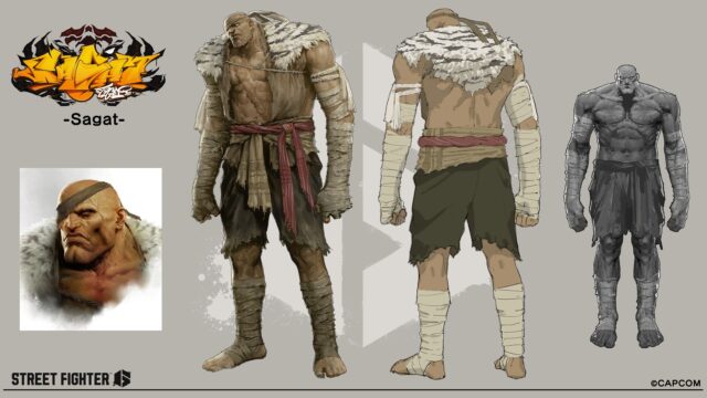Street Fighter 6 Sagat concept art