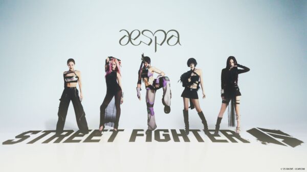 Street Fighter 6 aespa collab key art