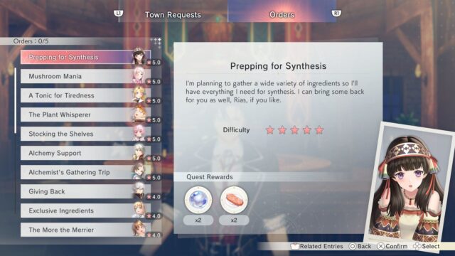 A screenshot from the game Atelier Resleriana