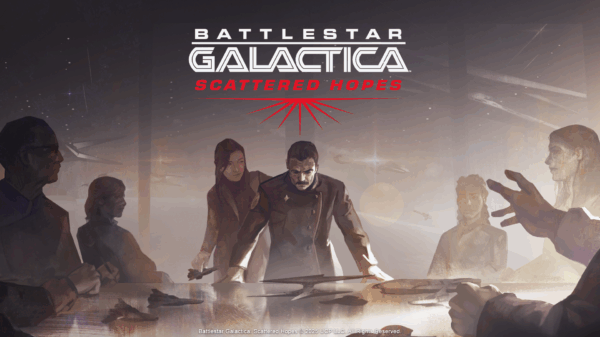 Key art for the game Battlestar Galactica: Shattered Hopes