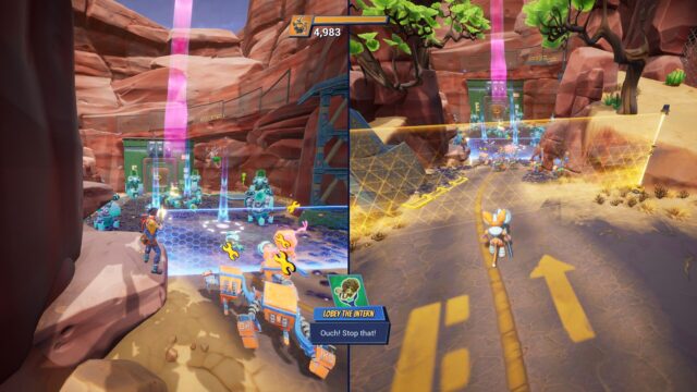 Chip n' Clawz vs The Brainioids launch screenshot