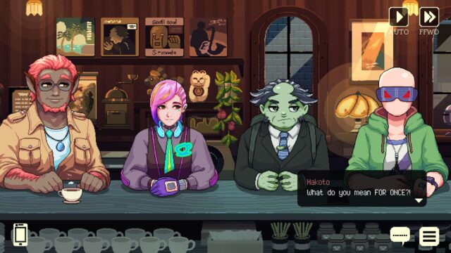Coffee Talk Tokyo game screenshot