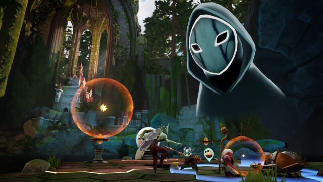 A screenshot from the game Glassbreakers Champions of Moss 