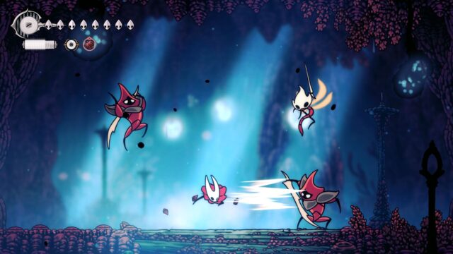 A screenshot from Hollow Knight Silksong