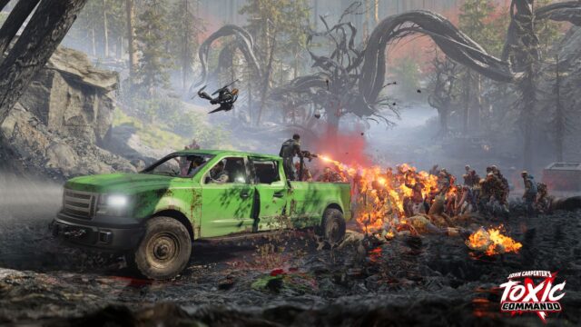 A screenshot from John Carpenter's Toxic Commando