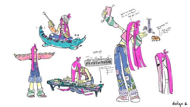 NSR2 Casey character design