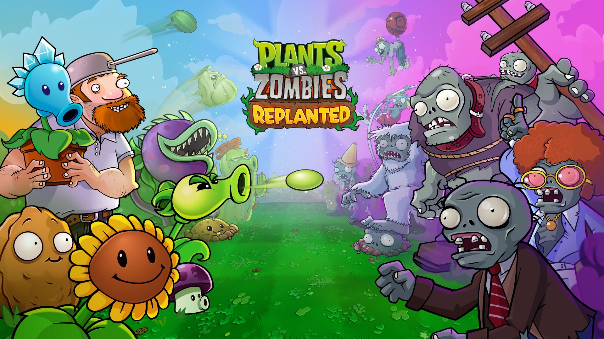 Plants vs Zombies Replanted key art