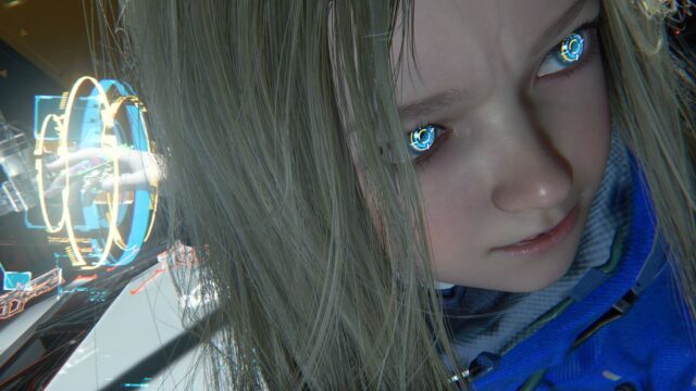 A screenshot from the game Pragmata