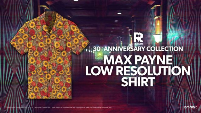 Remedy 30th Anniversary - Max Payne Low Resolution Shirt