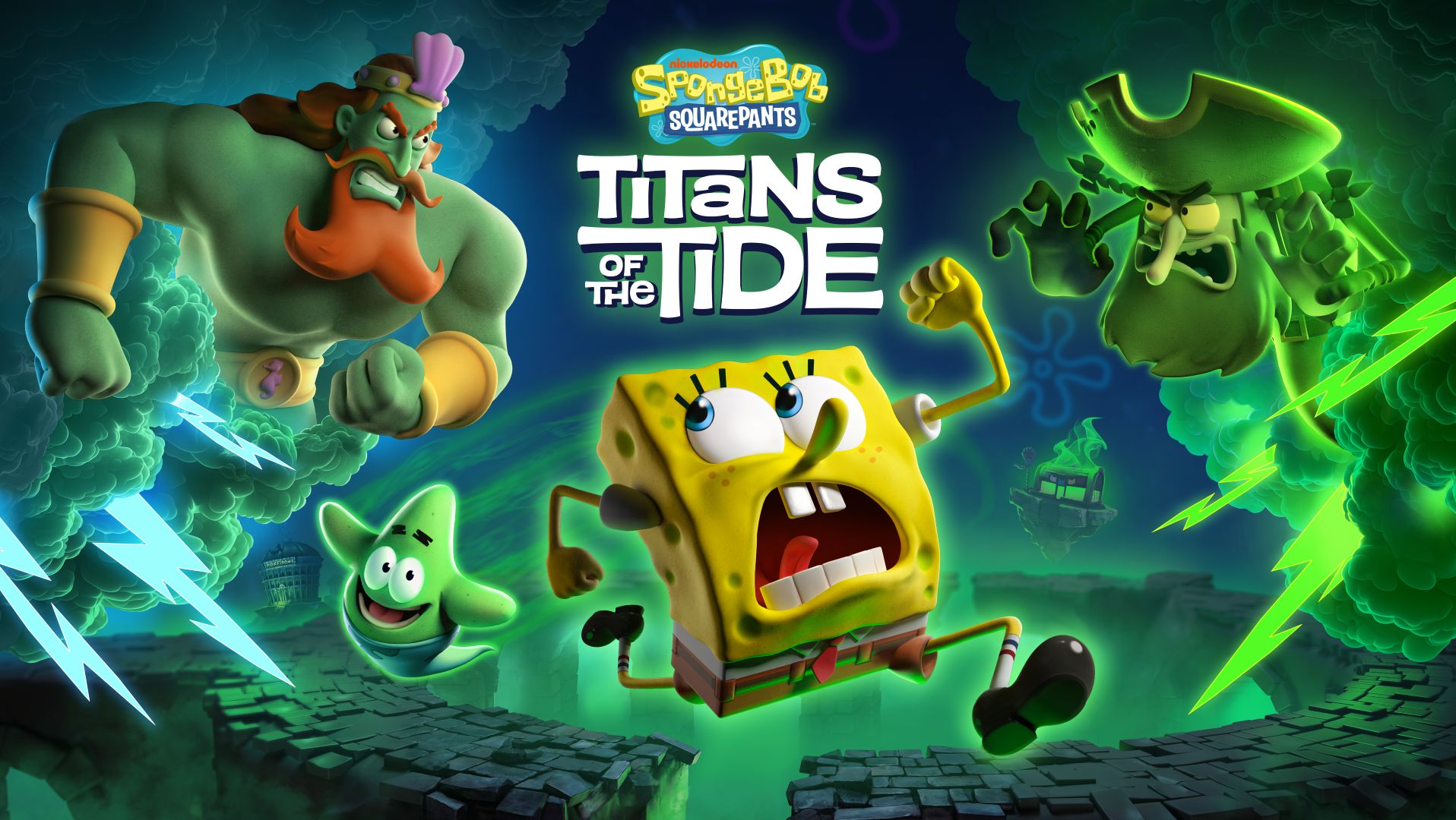 Spongebob Squarepants Titans of the Tide key art