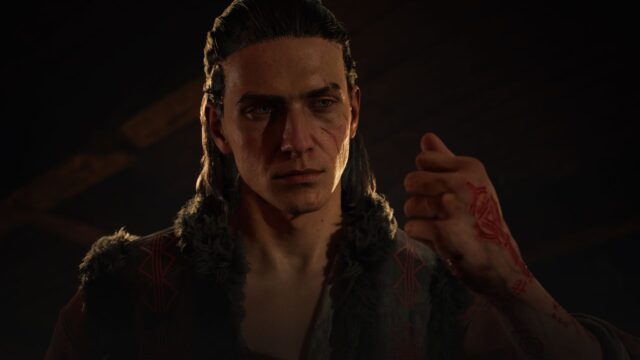 A screenshot of the main protagonist Coen