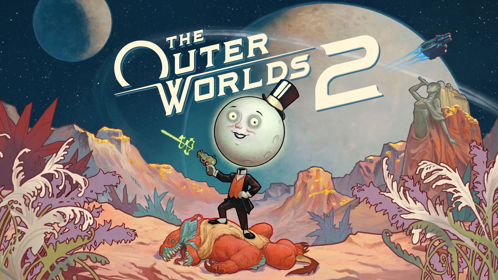 Key Art for the game The Outer Worlds 2